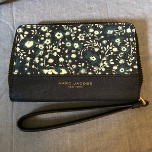 Marc Jacobs Navy Floral Wallet
